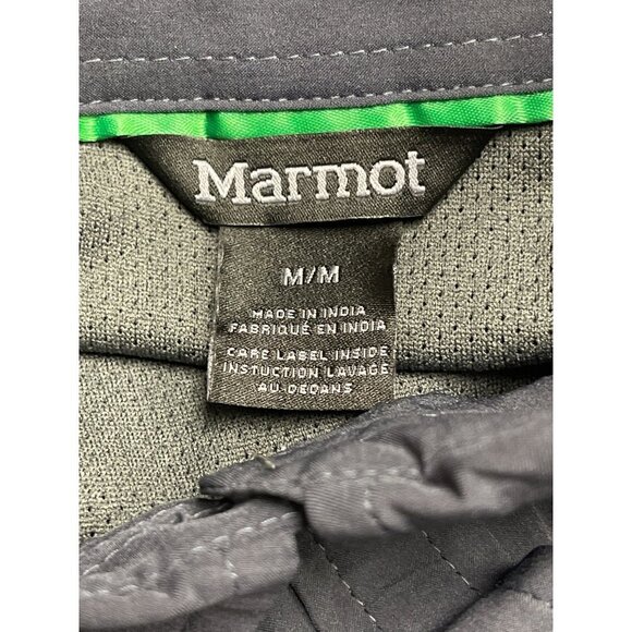 Marmot Johnson Outdoor Button Front Roll Tab Black Shirt Women's Medium - Picture 8 of 10